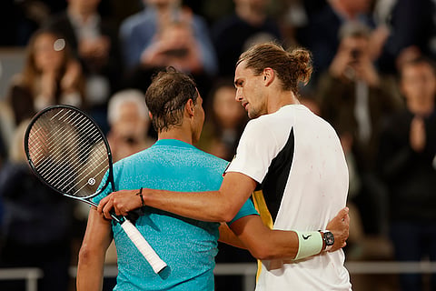French Open 2024, Day 2: Rafael Nadal with Alexander Zverev